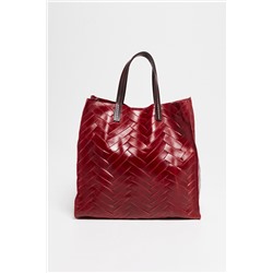 Bolso de piel Rosy Rojo