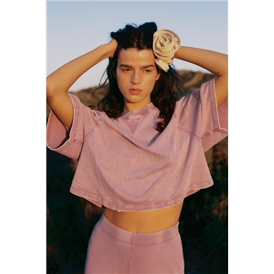 FADED-EFFECT T-SHIRT