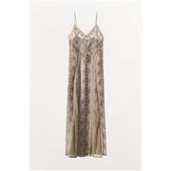 EMBROIDERED LACE DRESS