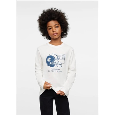 Camiseta algodón estampado -  Niño | MANGO OUTLET España