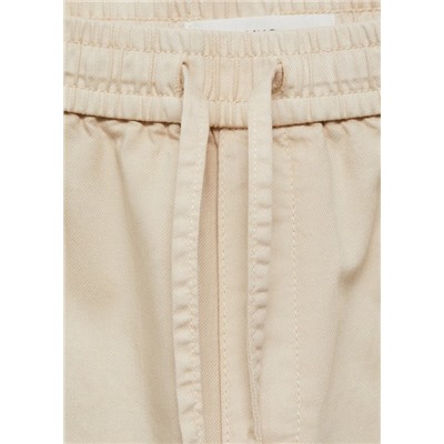 Pantalón algodón cintura elástica