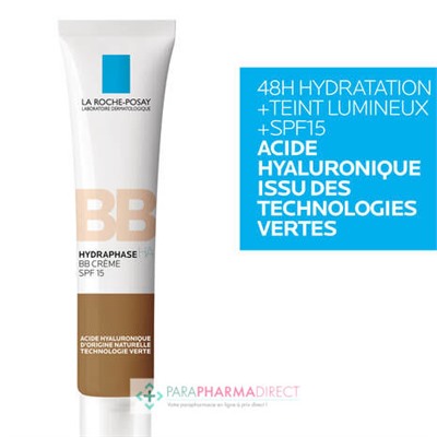 La Roche Posay Hydraphase HA BB Crème SPF15 - Teinte Foncée 40ml
