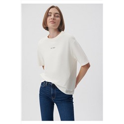 MaviIst 1991 Baskılı Beyaz Tişört Regular Fit / Normal Kesim 1611894-70057
