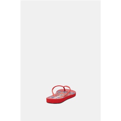 Chanclas baño suela estampada
