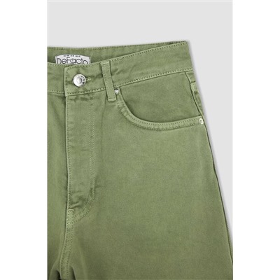 Defacto Wide Leg Gabardin Uzun Boy %100 Pamuk Pantolon Y6467AZ22SM