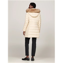 Hooded Water-Repellent Down Coat