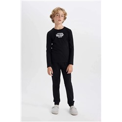 Defacto Erkek Çocuk Star Wars Uzun Kollu Pijama Takımı B2381A8BK81