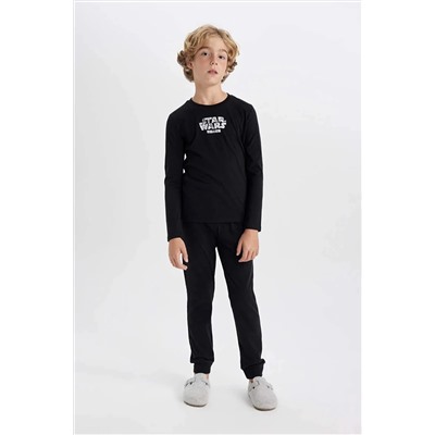 Defacto Erkek Çocuk Star Wars Uzun Kollu Pijama Takımı B2381A8BK81