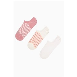 Penti, Pinky Striped 3lü Sneaker Çorap