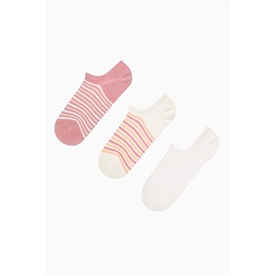 Penti, Pinky Striped 3lü Sneaker Çorap