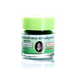 Мини Тайский традиционный зеленый бальзам Kulab / Mini Kulab traditional green balm (plastic cap)