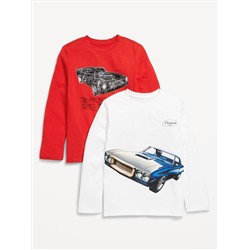 Long-Sleeve Graphic T-Shirt 2-Pack for Boys