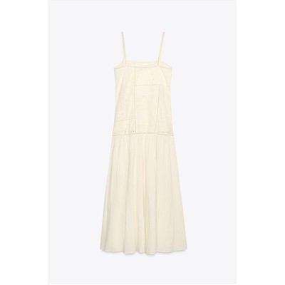 ZW COLLECTION PATCHWORK EMBROIDERED DRESS