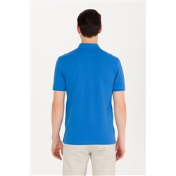 Erkek Saks Basic Polo Yaka Tişört
