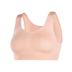 belly cloud Shape Bustier, mit Rundhalsausschnitt, Stützzonen und Überkreuzstützfunktion