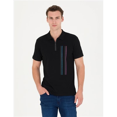 Siyah Slim Fit Tişört