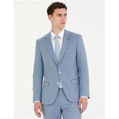 Açık Mavi Ex. Slim Fit Takım Elbise