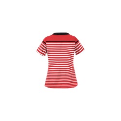 UA Sassy Stripes Poppy Print Scrub Top