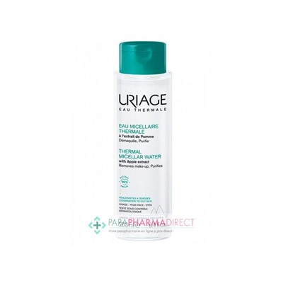 Uriage Eau Micellaire Thermale - Démaquille & Purifie - Peaux Mixtes à Grasses 250 ml