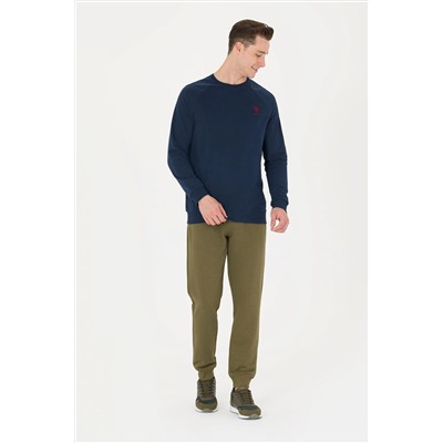 Erkek Lacivert Basic Sweatshirt