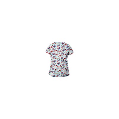 Happy Scrubs® Oh Happy Day Amazing Aqua Print Scrub Top