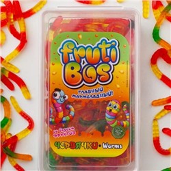 Жев. мармелад Frutibos 1000 г "Червячки" со вкусом фруктов 1/8, шт