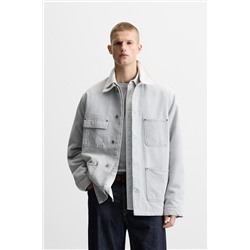CHAQUETA DENIM CUELLO CONTRASTE LIMITED EDITION