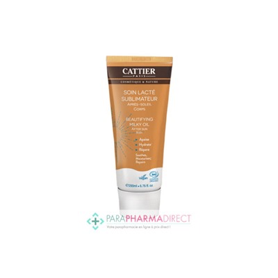 Cattier Solaire Après Soleil Soin Lacté Sublimateur BIO 200ml