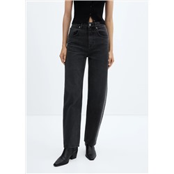 Jeans balloon tiro alto