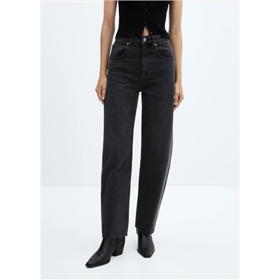 Jeans balloon tiro alto