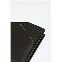Monedero de piel Striking Negro