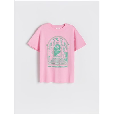 T-Shirt im Regular-Fit mit Druck