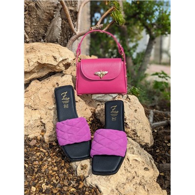 Ab.Zapatos 3420 BENEDETTO+AB.Z PELLE ABEJA 2 (410) Fuxia АКЦИЯ