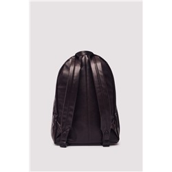 Mochila casual efecto piel marrón