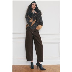 ZW COLLECTION BALLOON MID-WAIST JEANS