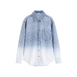 Camisa Azul claro y blanco