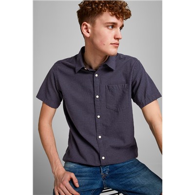 Camisa regular fit Azul marino