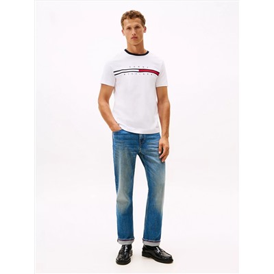 Embroidered Flag Logo T-Shirt