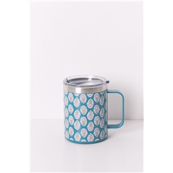 Taza térmica estampada verde