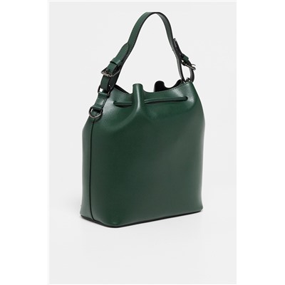 Bolso saco de piel Jila Verde botella