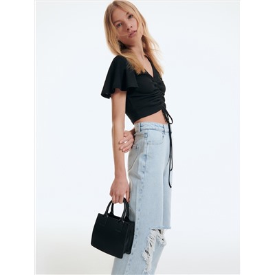 Crop Top aus Jersey