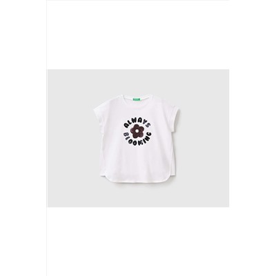 United Colors of BenettonSu Baskılı T-shirt