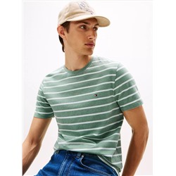 Stripe Stretch-Cotton Extra Slim T-Shirt