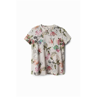 Camiseta tropical Mickey Mouse