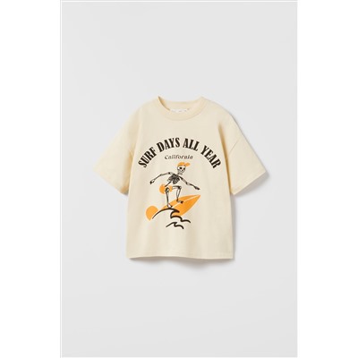 CAMISETA ESQUELETO SURF