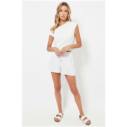 Short de pijama - Blanco