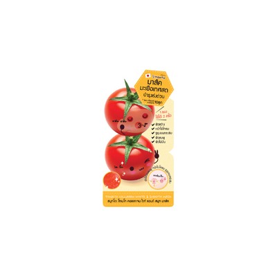 Смягчающая маска для лица с томатом и коллагеном от Smootо 10 гр / Smooto Tomato Collagen White&Smooth Mask