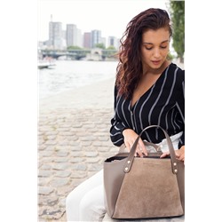 Bolso de piel Parl Marrón