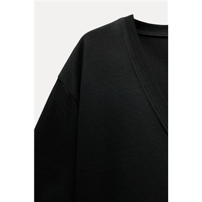 MINIMALIST MERCERISED THREAD T-SHIRT