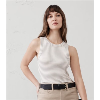 Ribbed Racer Tank